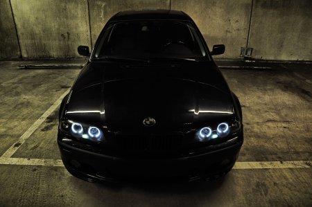BMW e46 черная