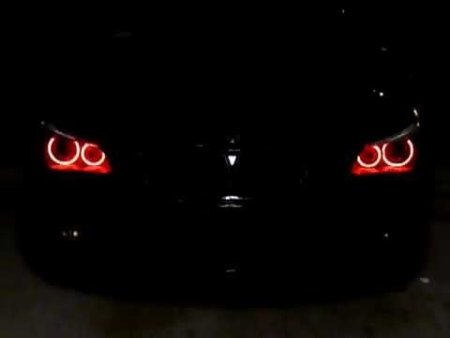 БМВ е60 в темноте