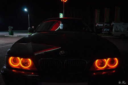 Е39 ангельские глазки ночью