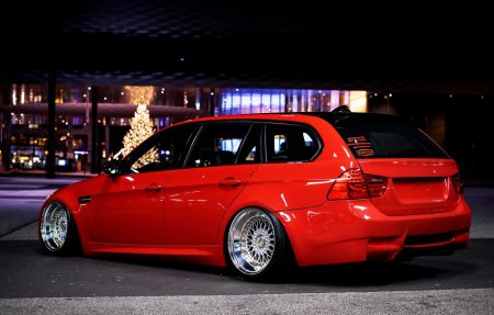 BMW e91 stance