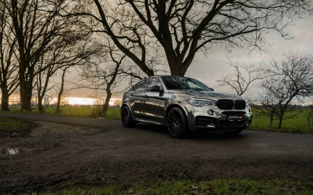 BMW x6 m50d черный