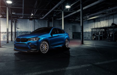 X6m BMW черная 4k