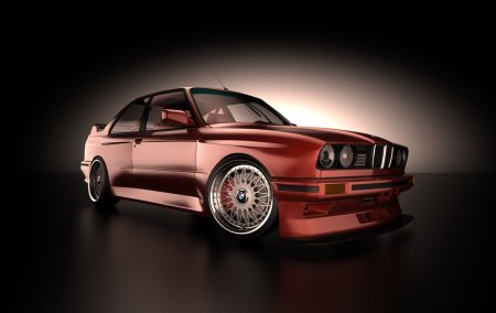 BMW e30 m3 render