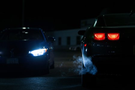 BMW e60 черная