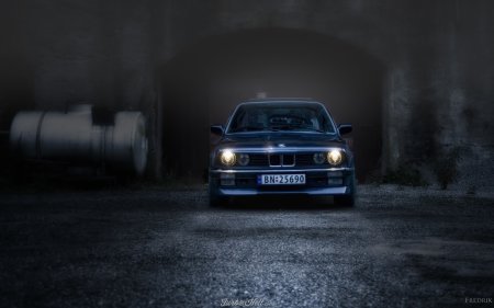 BMW e34 неон