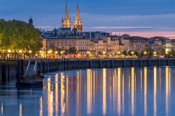 Центр города бордо Франция