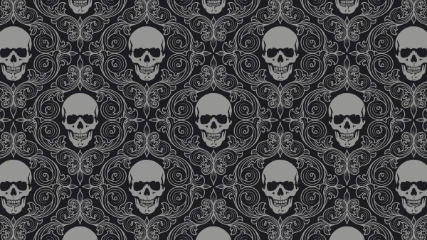 Череп орнамент