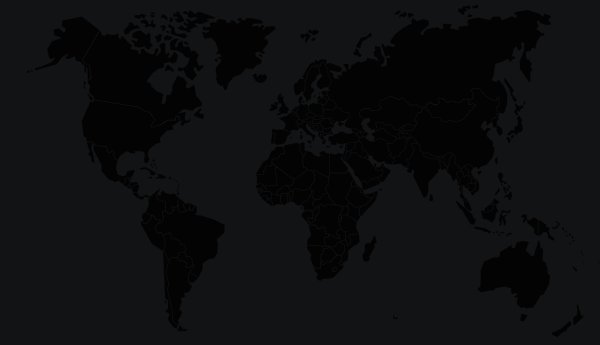 Карта мира темная