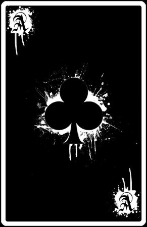 Карты на черном фоне