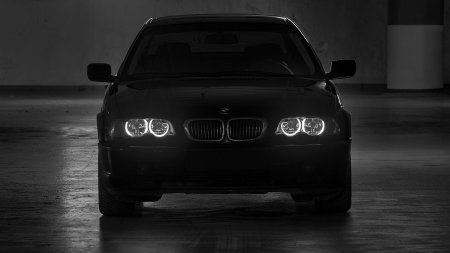 БМВ е39 фары ночью