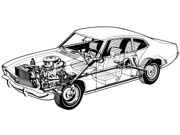 Ford Maverick чертеж