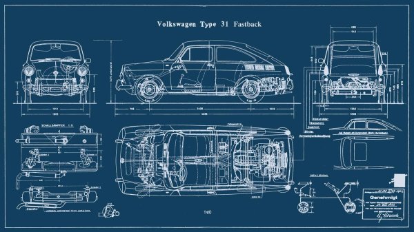 Volkswagen Type 1 Blueprint
