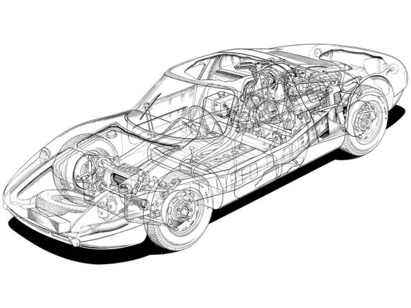 Porsche 962 c Cutaway