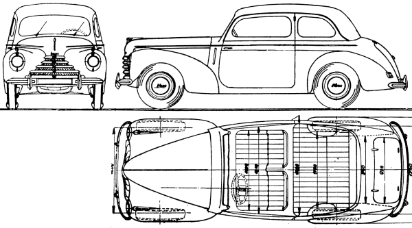 Skoda 100 Blueprints