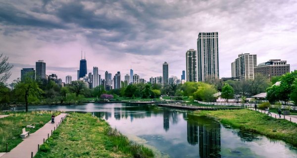 Парк в городе