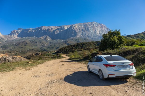 Дагестан с палаткой на машине