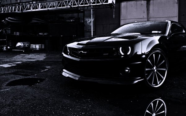 Шевроле Камаро черный обои
