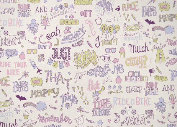 Обои виниловые с надписями