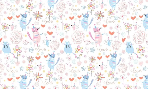 Детский фон паттерн