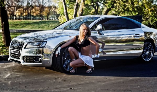 Классные девушки и авто