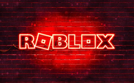 Заставка неоновая РОБЛОКС