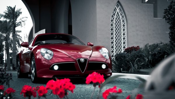 Alfa Romeo 8c 4k