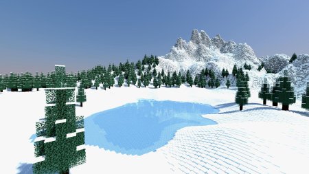 Зимний биом в майнкрафт
