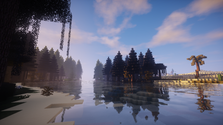 Майнкрафт биомы шейдеры