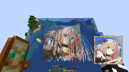 Мап-арт в МАЙНКРАФТЕ