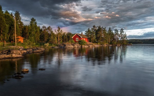 Озеро каркунлампи Карелия