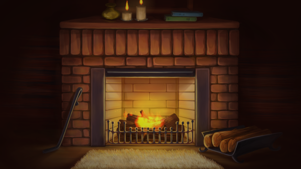 Сказочный камин