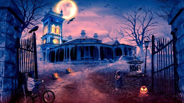 Страшный дом Хэллоуин
