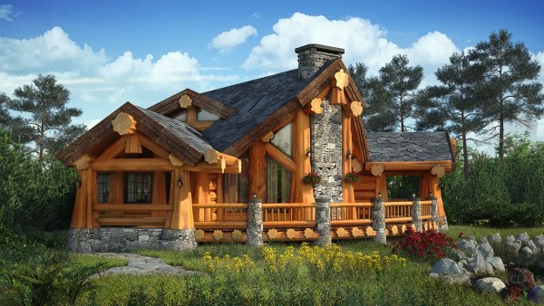 Post and Beam канадская рубка