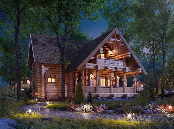 Терем дом в лесу