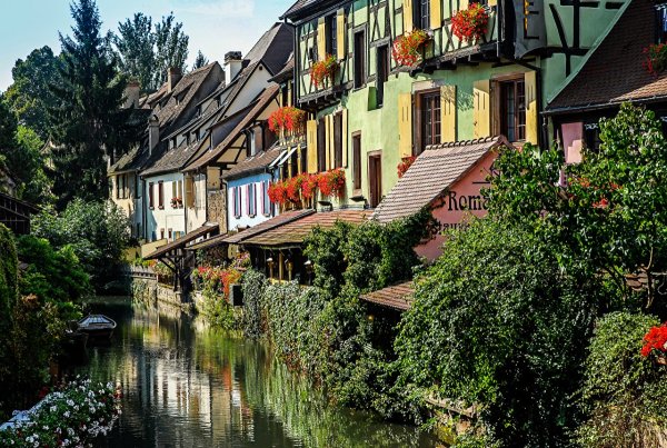 Деревня Кольмар Франция