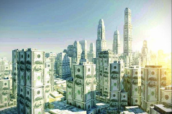 Здание из денег