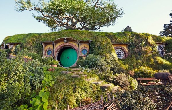 Дом Бильбо Бэггинса в новой Зеландии