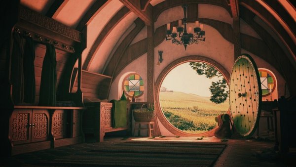 Дом Хоббита интерьер