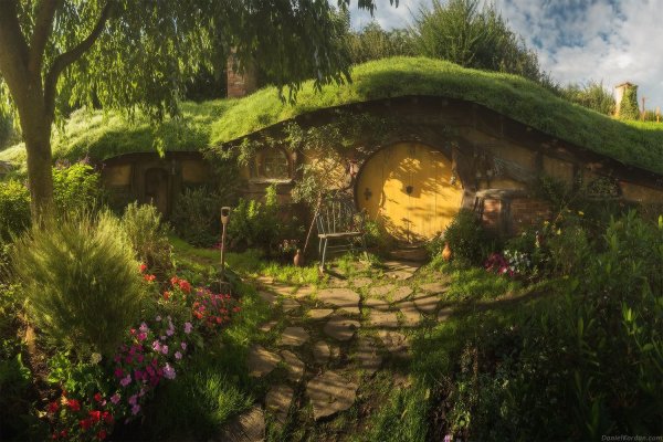 Деревня хоббитов - Хоббитон, новая Зеландия