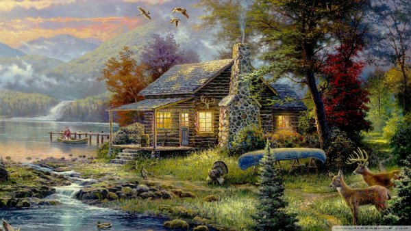 Кинкейд Томас. Дом у горного озера