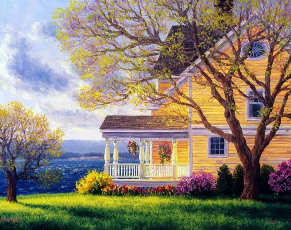 Художник Randy van Beek дом