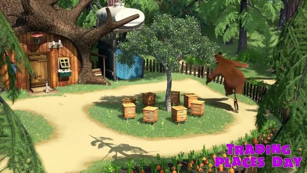 Дом мишки из Маша и медведь