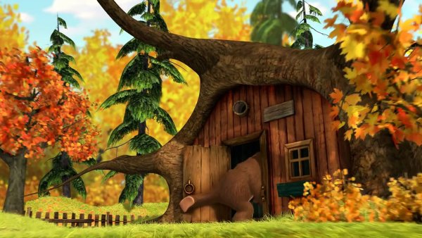 Маша и медведь домик медведя