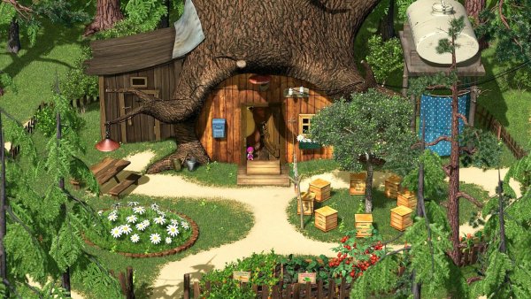 Маша и медведь дом мишки