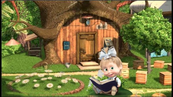 Мишкин домик из Маши и медведя