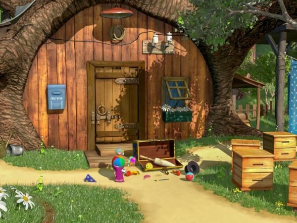 Маша и медведь дом мишки