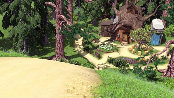 Дом медведя из мультика Маша и медведь