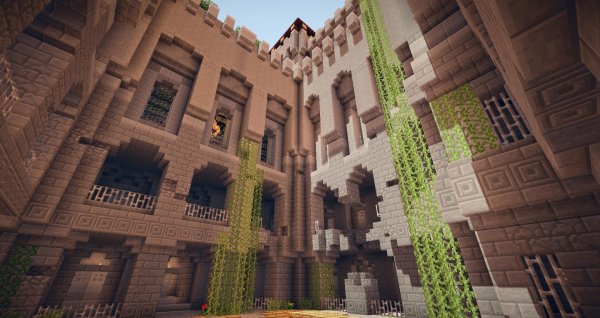 Фон майнкрафт средневековье