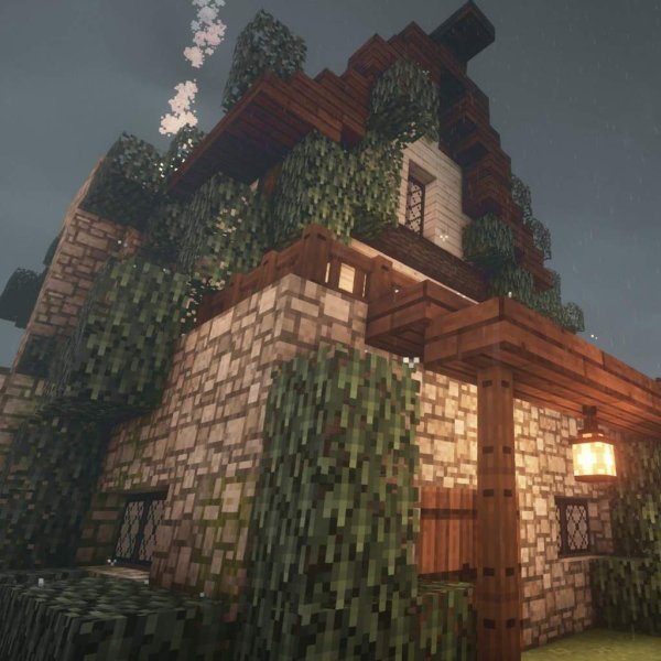 Майнкрафт Эстетика деревня