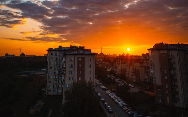 Хрущевки закат